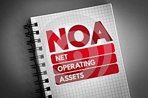 NOA - Net Operating Assets acronym