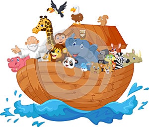 Noah ark cartoon