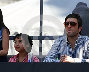 Noah Gray-Cabey and Zachary Quinto