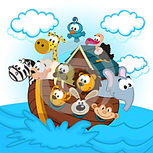 Noah's Ark with Animals