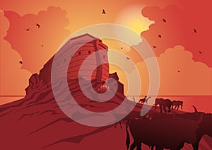 Noah`s ark and the great flood