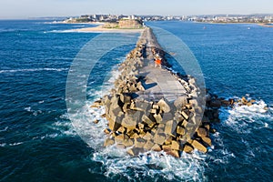 Nobbys Breakwall - Newcastle NSW Australia