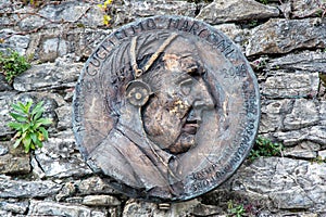 Nobel winner guglielmo marconi statue