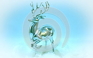 Noble Christmas deer Dasher or Swift.