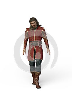 Noble Medieval Lord, 3D Illustration