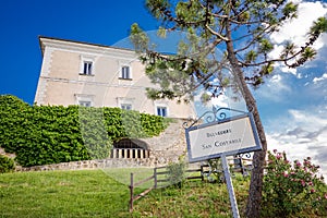 Noble palace of the abbot, Castellabate, Cilento Coast, Campania, Italy photo