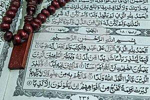 The Noble Quran and tasbih