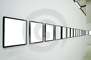 Nobody in the museum interior