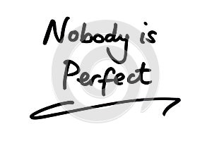 Nobody is Perfect