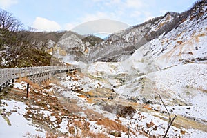 Noboribetsu Jigokudani valley, Hokkaido, Japan