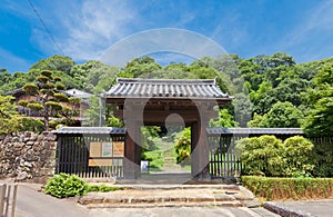 Noboritachimon Gate (16th c.) of Uwajima castle, Uwajima town, J