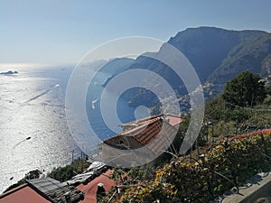 Nocelle - Panorama dalla piazza della chiesa