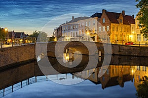 Brugge city in Belgium, Europe