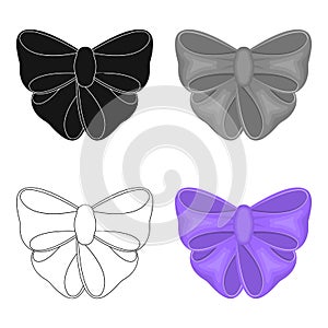 Node, ornamentals, frippery, and other web icon in cartoon style.Bow, ribbon, decoration, photo