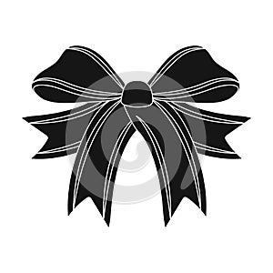 Node, ornamentals, frippery, and other web icon in black style.Bow, ribbon, decoration, photo