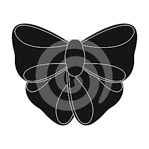 Node, ornamentals, frippery, and other web icon in black style.Bow, ribbon, decoration, photo