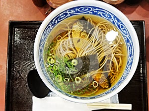 Nodule with soup photo