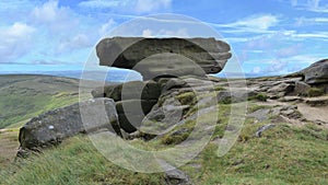 Noe Stool on Kinder Scout looking westerly