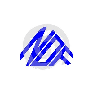 NOF letter logo creative design with vector graphic, NOF