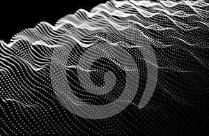 Noise abstract background. Sound equalizer music waves. Wave background equalizer. Vector illustration.