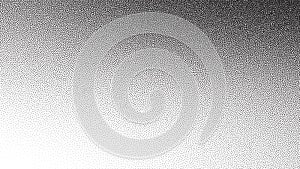 Noise grain background, pointillism dots gradient or stipple effect, vector dotwork pattern. Grain noise halftone or grainy
