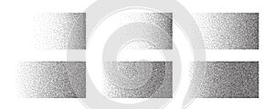 Noise grain gradient background, dot pattern spray effect set
