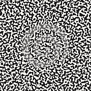 Noise Grunge Abstract Texture. Vector Seamless Black And White Pattern.