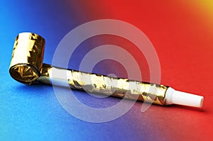 Noise-maker in close up