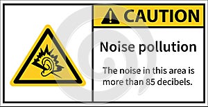 Noise pollution warning Sound that is excessively loud