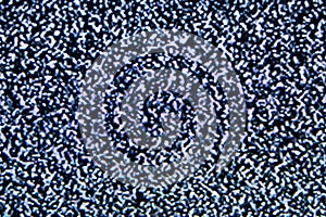 Noise tv screen pixels interfering signal.