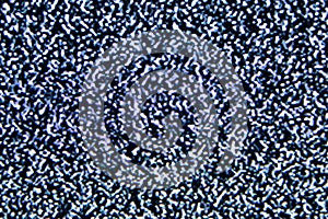 Noise tv screen pixels interfering signal.