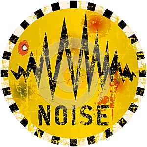 Noise warning sign