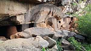 The Nok Caves in the north of Togo
