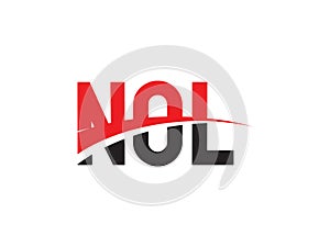 NOL Letter Initial Logo Design Vector Illustration