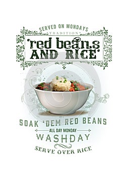 NOLA Collection Red Beans and Rice Background