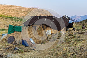 Nomad camp in Zagros mountains, Ir