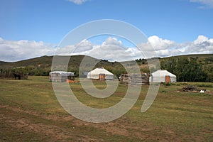 Nomad home in Mongolia