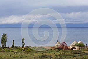 Nomadic tents in Kyrgyzstan