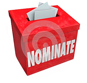 Nominate Candidate Suggestion Box Submit Application Consideration