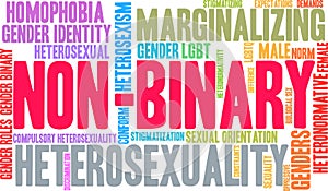 Non-Binary Word Cloud photo