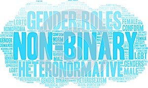 Non-Binary Word Cloud photo