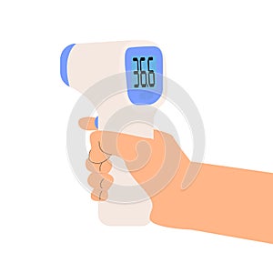 Non-contact temperature meter.