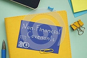Non-Financial Covenants is shown on the photo using the text