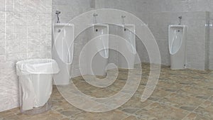 Non-slip tile floor, bathroom, interior construction concept