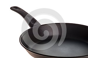 non-stick cooking pan insulated on white background