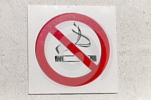 A None Smoking Sign photo