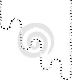 nonlinear arrow route