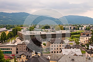 Nonntal district and University in Salzburg