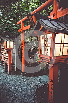 Nonomiya Shrine temple, Kyoto, Japan