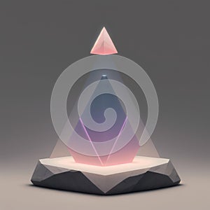 Nonrepresentational atmosphere square surreal geometric